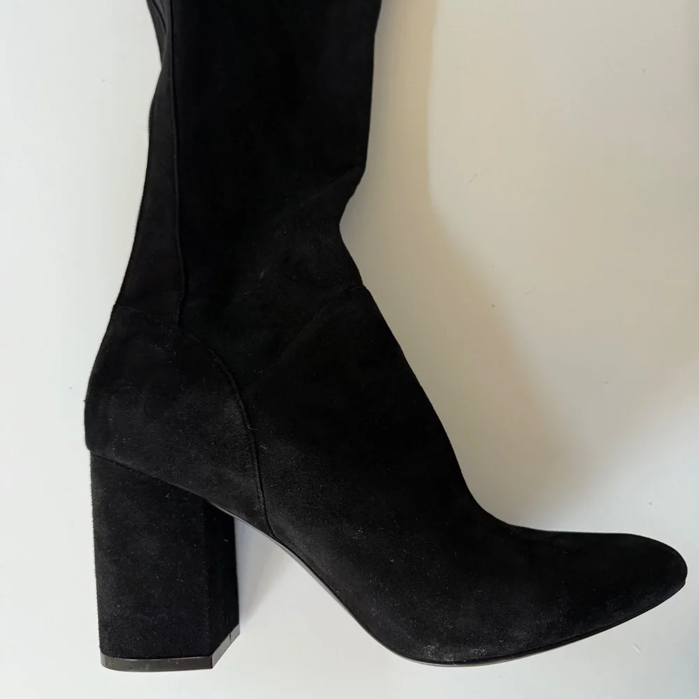 COLE HAAN | Darcia Over-the-Knee Black Suede Boot